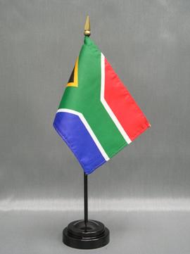 South Africa Stick Flag - 4 x 6 in (bases sold separately)