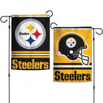 Steelers - 12.5 x 18 in Garden Flag - Double-sided
