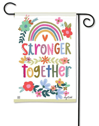 Stronger Together BreezeArt Flag - 12.5 x 18 in