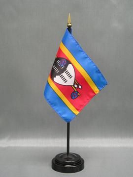 Swaziland Stick Flag - 4 x 6 in (bases sold separately)