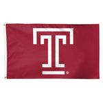 Temple University "T"- 3 x 5 ft Flag