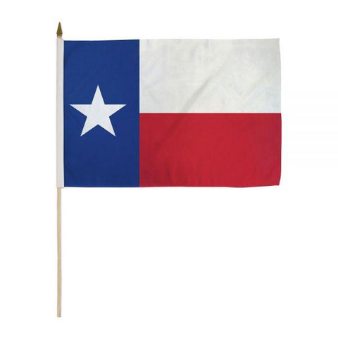 Texas Stick Flag - 12 x 18 in