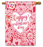 Valentine Lace BreezeArt® Flag - 28 x 40 in