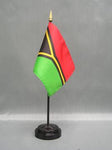 Vanuatu Stick Flag - 4 x 6 in (bases sold separately)