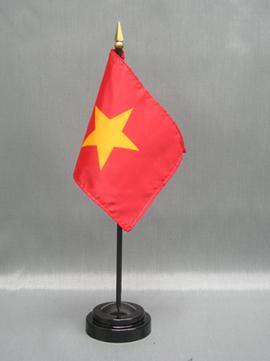 Vietnam Stick Flag - 4 x 6 in