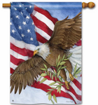 Soaring Eagle BreezeArt® Flag - 28 x 40 in