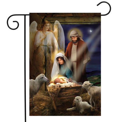 Holy Nativity Flag - 12.5 x 18 in