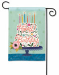 Birthday Cake BreezeArt® Flag - 12.5 x 18 in