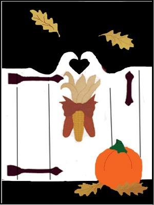 Fall Welcome Gate Flag on Black - 3 x 4.5 ft
