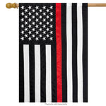 Thin Red Line U.S. Flag - poly sewn - 28 x 40 in