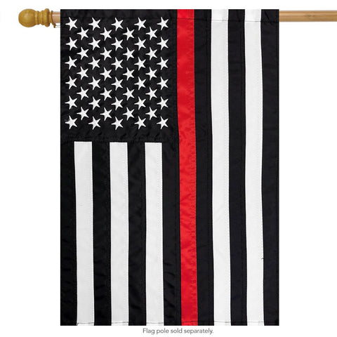 Thin Red Line U.S. Flag - poly sewn - 28 x 50 in