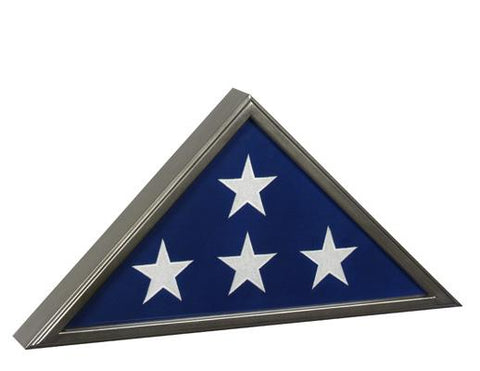 Flag Case - Veteran - Gunmetal color - for 5 x 9.5 ft flag