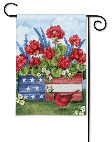 Patriotic Planter Box BreezeArt® Flag - 12.5 x 18 in