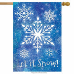 Snowflakes Flag - 28 x 40 in