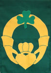 Claddagh Flag on Hunter - 12 x 18 in